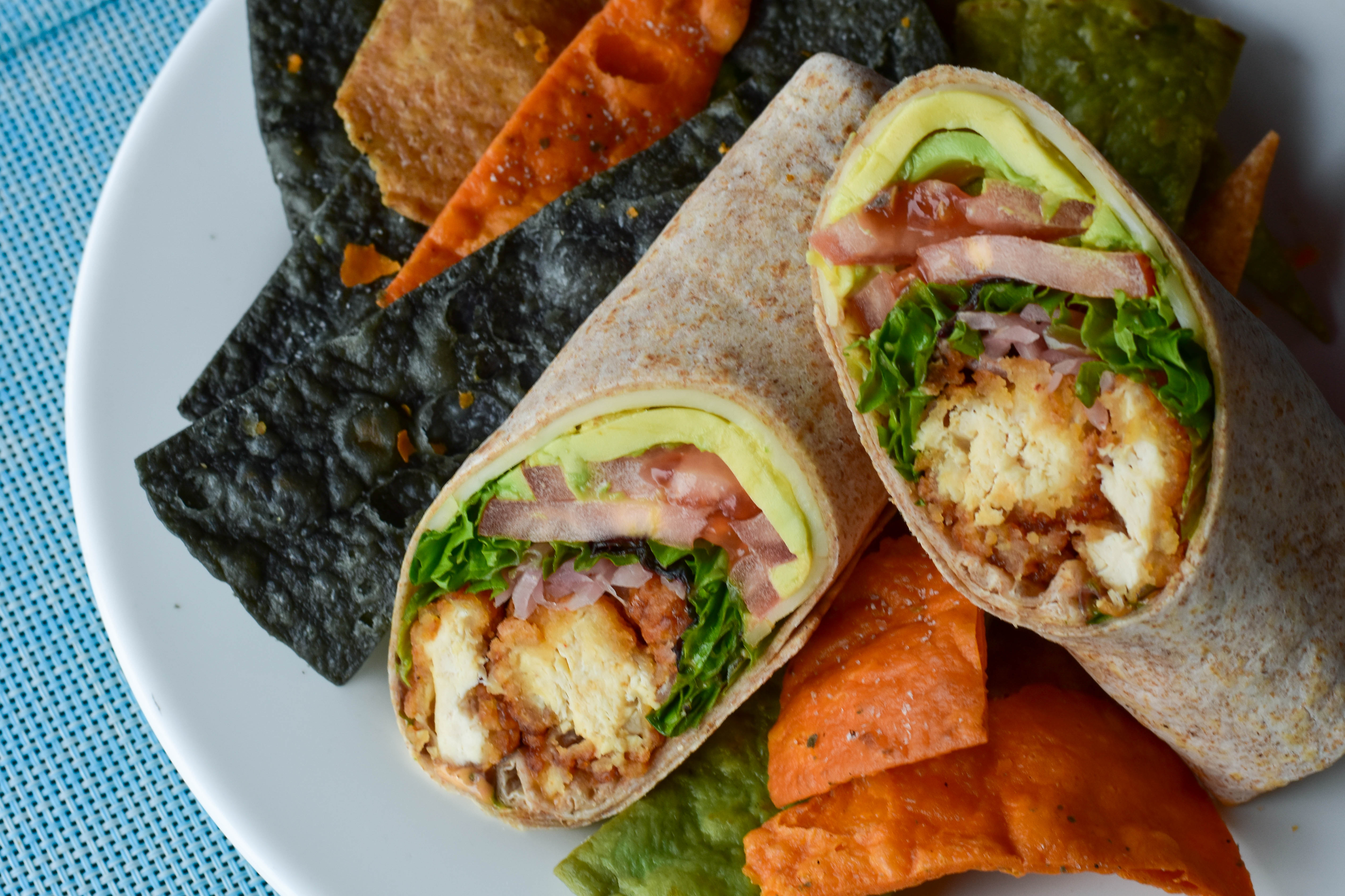 Avo Chicken Wrap